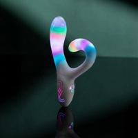 Вибратор-кролик с RGB-подсветкой и приложением Paradise Illumination The Rabbit, белый, 21,6 см