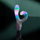Вибратор-кролик с RGB-подсветкой и приложением Paradise Illumination The Rabbit, белый, 21,6 см