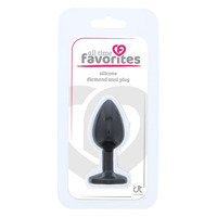 Анальная пробка ALL TIME FAVORITES SILICONE DIAMOND PLUG