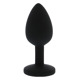 Анальная пробка ALL TIME FAVORITES SILICONE DIAMOND PLUG
