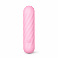 Супермягкая вибропуля UNIVIBE Velvet с 10 режимами вибрации, розовая, 10,5 × 2,5 см