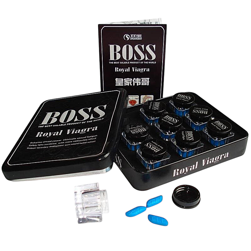 Таблетки для потенции Boss Royal Viagra (цена за баночку, 3 капсулы)