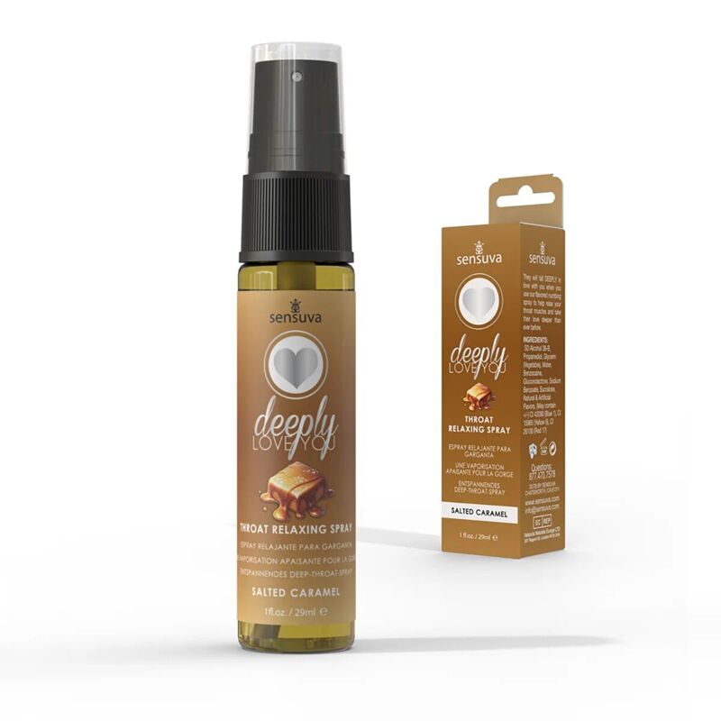 Спрей для минета Sensuva Deeply Love You Salted Caramel (29 мл), для глубокого минета