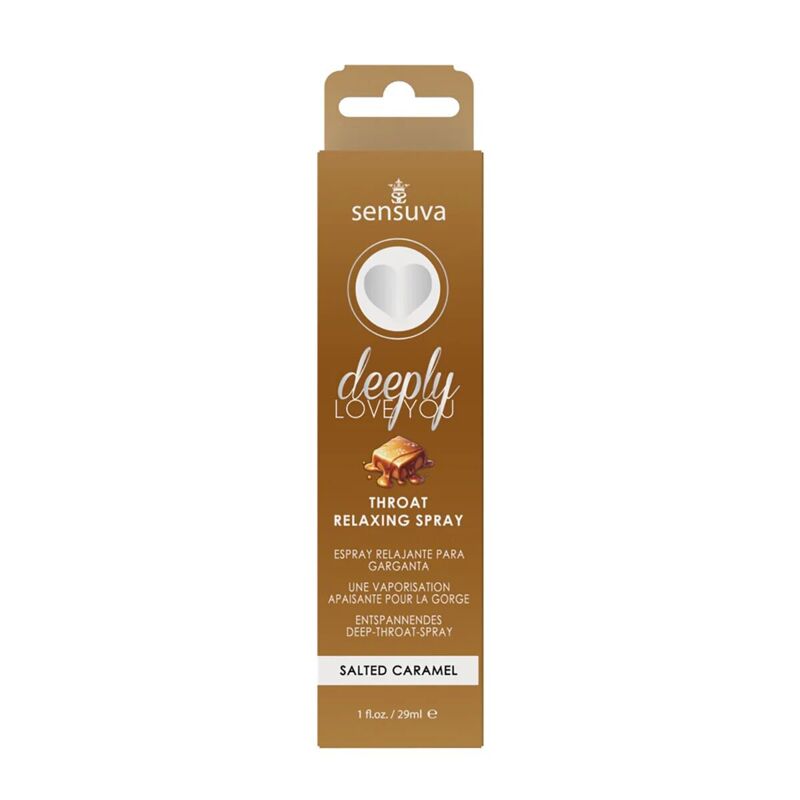 Спрей для минета Sensuva Deeply Love You Salted Caramel (29 мл), для глубокого минета