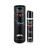 Массажное масло Plaisirs Secrets Coconut (59 мл) с афродизиаками, съедобное, подарочная упаковка