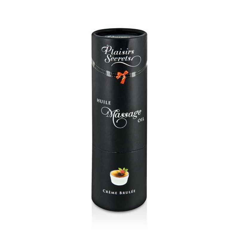 Массажное масло Plaisirs Secrets Creme Brulee (59 мл) с афродизиаками
