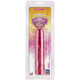 Фаллоимитатор Doc Johnson Radiant Gems 8 Inch Fuchsia, диаметр 4,3см, антибактериальный ПВХ
