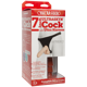 Трусики со страпоном Doc Johnson Vac-U-Lock 7 Inch ULTRASKYN Ultra Harness, диаметр 4,3см