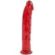 Фаллоимитатор Doc Johnson Jelly Jewels Dong & Suction Cup Red, диаметр 3,6см, антибактериальный ПВХ