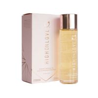 Массажное масло HighOnLove Massage Oil Strawberry & Champagne с маслом семян конопли 120 мл