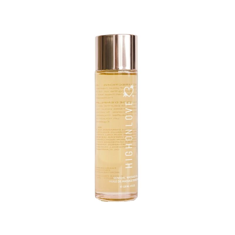 Массажное масло HighOnLove Massage Oil Lychee Martini с маслом семян конопли 120 мл