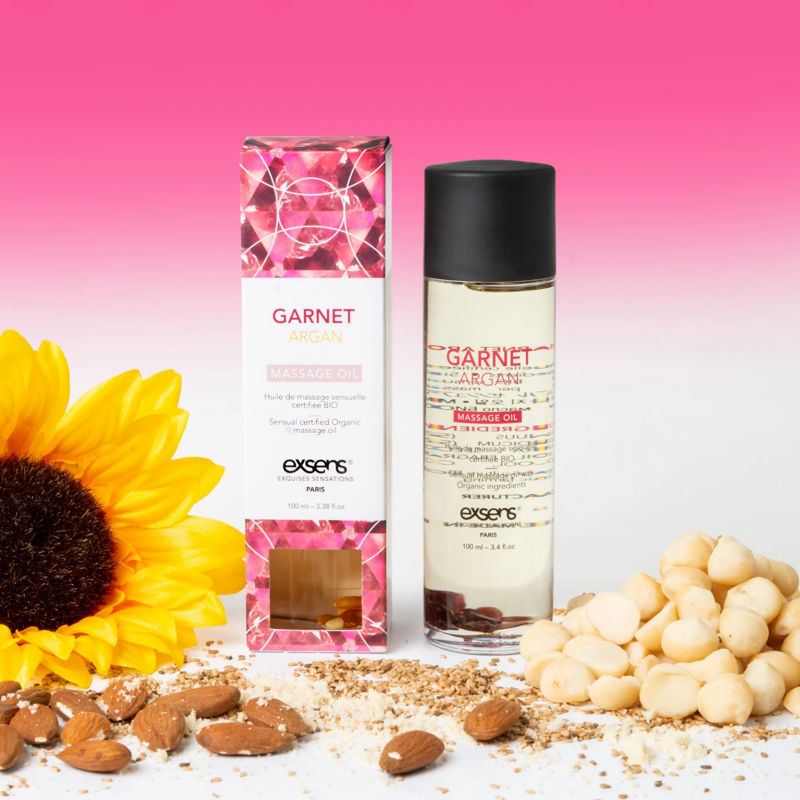 Массажное масло EXSENS Garnet Argan (чувственное с гранатом) 100мл, натуральное