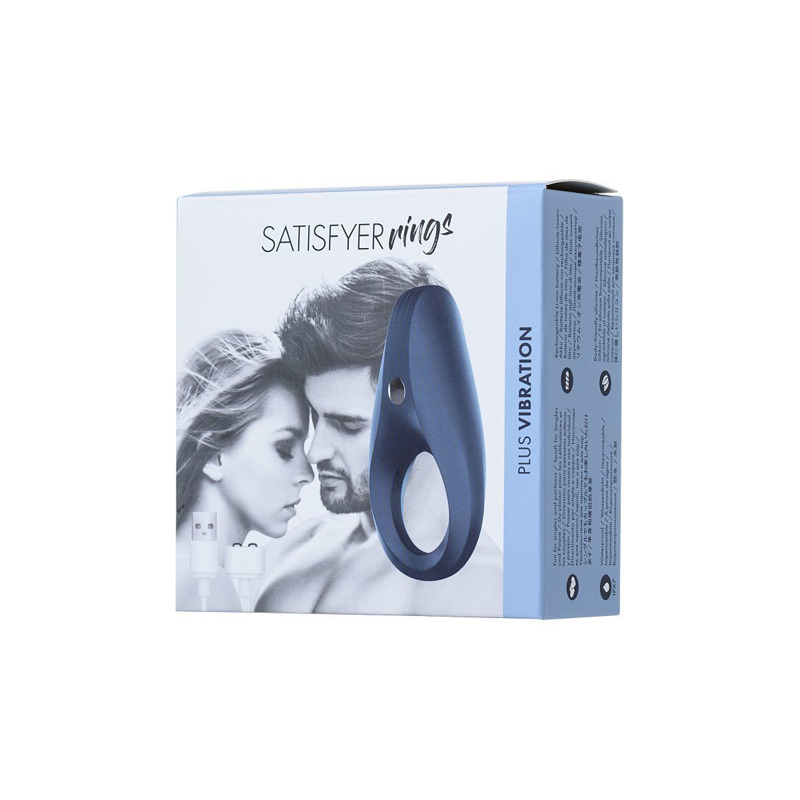 Эрекционное виброкольцо Satisfyer Rocket Ring с удлиненным стимулятором клитора, перезаряжаемое