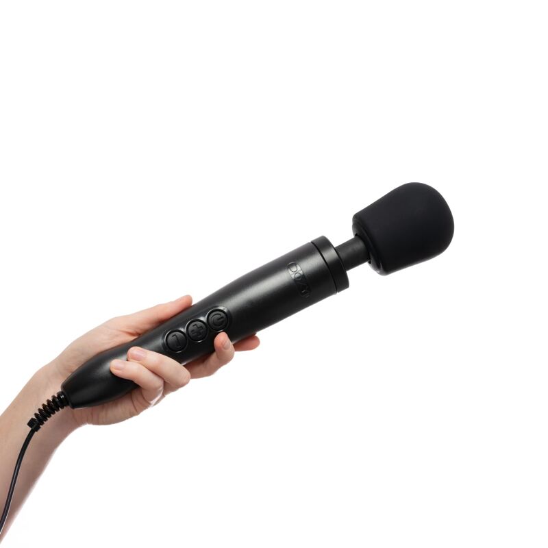 Вибромассажер DOXY Original Black, очень мощный, питание 220В, пульсирующие вибрации