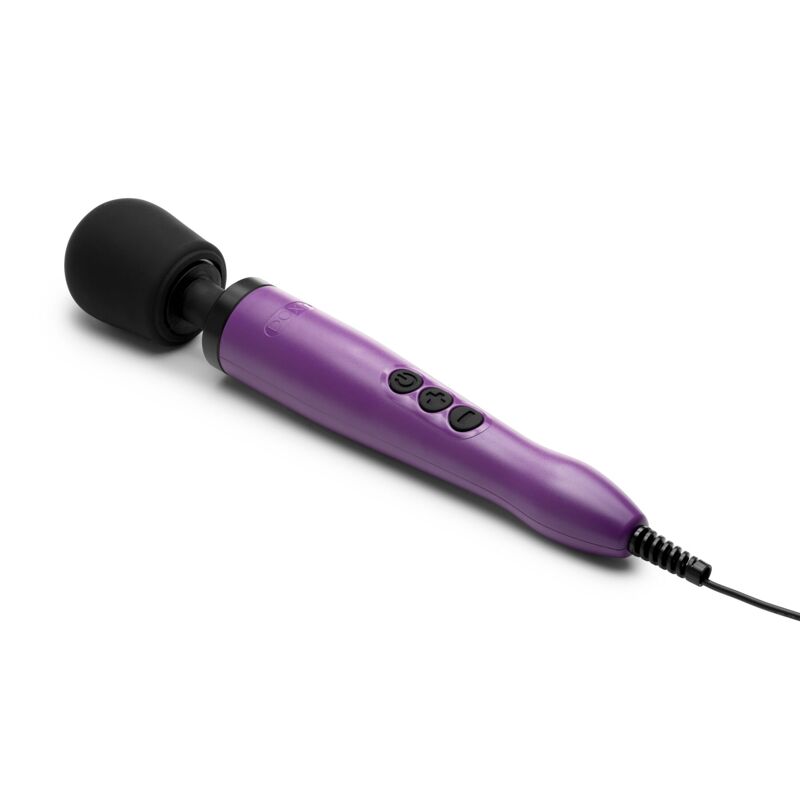 Вибромассажер DOXY Original Purple, очень мощный, питание 220В, пульсирующие вибрации