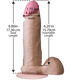Фаллоимитатор Doc Johnson The Realistic Cock 6 inch White - ULTRASKYN, Vack-U-Lock, диаметр 4,3см