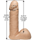 Фаллоимитатор Doc Johnson Vac-U-Lock - 6 Inch ULTRASKYN Cock White, диаметр 4,3см