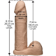 Фаллоимитатор Doc Johnson Vac-U-Lock - 8 Inch ULTRASKYN Cock White, диаметр 5,1см