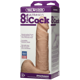 Фаллоимитатор Doc Johnson Vac-U-Lock - 8 Inch ULTRASKYN Cock White, диаметр 5,1см