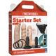 Набор для страпона Doc Johnson Vac-U-Lock Dual Density Starter Set Vanilla, диаметр 2х3,8см, 5,1см