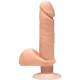 Фаллоимитатор Doc Johnson The D - Perfect D - Vibrating 7 Inch With Balls - ULTRASKYN, диаметр 4,5см