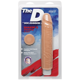 Фаллоимитатор Doc Johnson The D: Shakin D 9 Inch Vibro ULTRASKYN, диаметр 3,8см, плавная регулировка