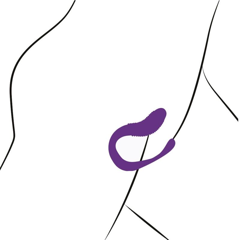 Вибратор для пар Adrien Lastic Mini Romeo II с пультом LRS и двумя моторчиками