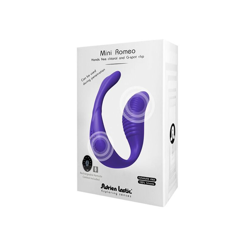 Вибратор для пар Adrien Lastic Mini Romeo II с пультом LRS и двумя моторчиками