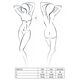 Комплект белья под латекс Passion DEBY SET L/XL, black, лиф, мини-юбочка, стринги