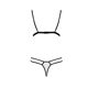 Комплект белья Passion ORIHIME SET XXL/XXXL, white, стрепы, лиф и трусики