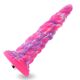 Фантазийный фаллоимитатор 10.12″ для секс-машин Hismith Silicone Dildo rose Monster Series, KlicLok