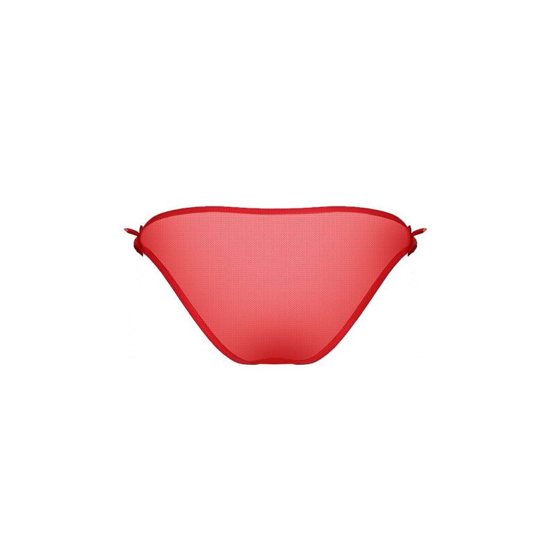 Трусики с завязочками по бокам Passion Exclusive WARDA THONG XXL/XXXL, red