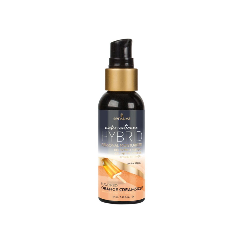 Смазка водно-силиконовая Sensuva Hybrid Orange Creamsicle 57мл без сахара, можно для оральных ласк
