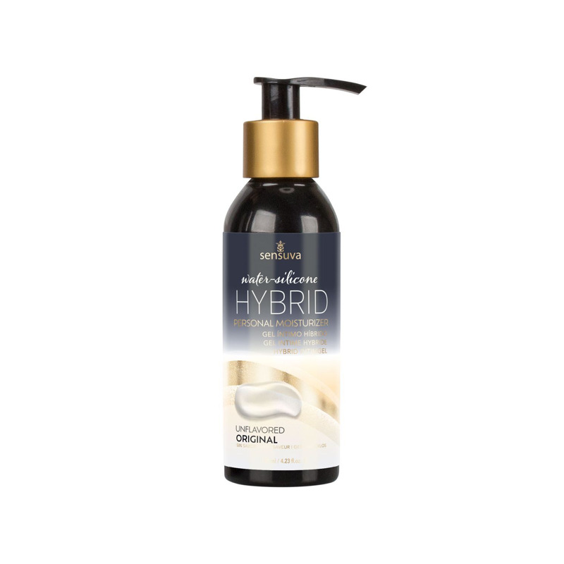 Смазка водно-силиконовая Sensuva Hybrid Formula (125 мл) без сахара, подходит для оральных ласк