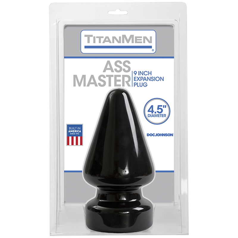Пробка для фистинга Doc Johnson Titanmen Tools - Butt Plug - 4.5 Inch Ass Master, диаметр 11,7см