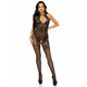 (SALE) Бодистокинг Leg Avenue Rhinestone Lace and Net Bodystocking OS Black