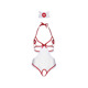 Костюм медсестры Leg Avenue Naughty Nurse, one size, боди и шапочка