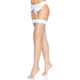 (SALE) Чулки в крупную сетку Leg Avenue Fence Net Thigh Highs White, one size