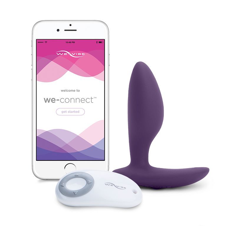 Анальная смарт-вибропробка We-Vibe Ditto Purple с пультом ДУ Анальная смарт-вибропробка We-Vibe Ditto Purple с пультом ДУ