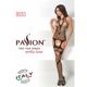 Бодистокинг Passion BS053 black, комбинезон, имитация чулок и пояса