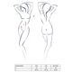 Комплект белья Passion GIANA BIKINI S/M, white, полупрозрачные лиф и трусики с бантиками