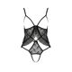 Боди монокини с открытой грудью Passion JUSTINA BODY XXL/XXXL, black