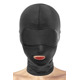 Капюшон для БДСМ с открытым ртом Fetish Tentation Open Mouth Hood