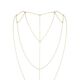 Цепочка для спины Bijoux Indiscrets Magnifique Back and Cleavage Chain - Gold, украшение для тела