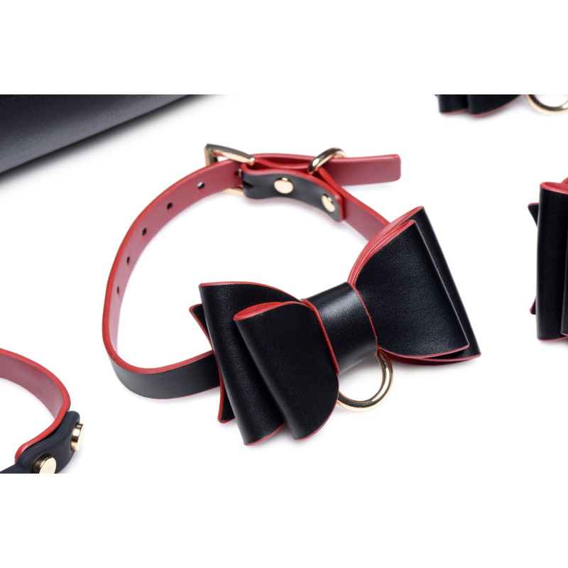 Набор БДСМ с дорожной сумкой Master Series: Bow — Luxury BDSM Set With Travel Bag, 11 предметов