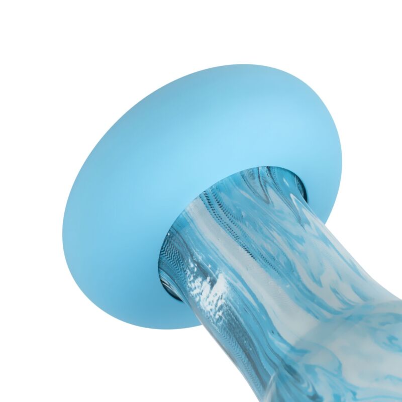 Стеклянная анальная пробка Gildo Ocean Curl, макс. диаметр 4 см