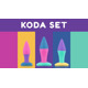 Набор анальных пробок PMV20 Koda – Butt Plug Set, диаметр 2,9 см, 3,9 см, 5 см
