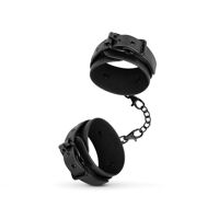 Наручники Bedroom Fantasies: Faux Leather Handcuffs One Size, чорні Наручники Bedroom Fantasies: Faux Leather Handcuffs One Size, чорні