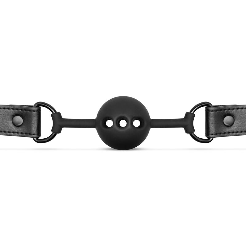 Воздухопроницаемый кляп Bedroom Fantasies: Breathable Silicone Ball Gag, черный