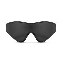 Маска Bedroom Fantasies: Faux Leather Blindfold, черная